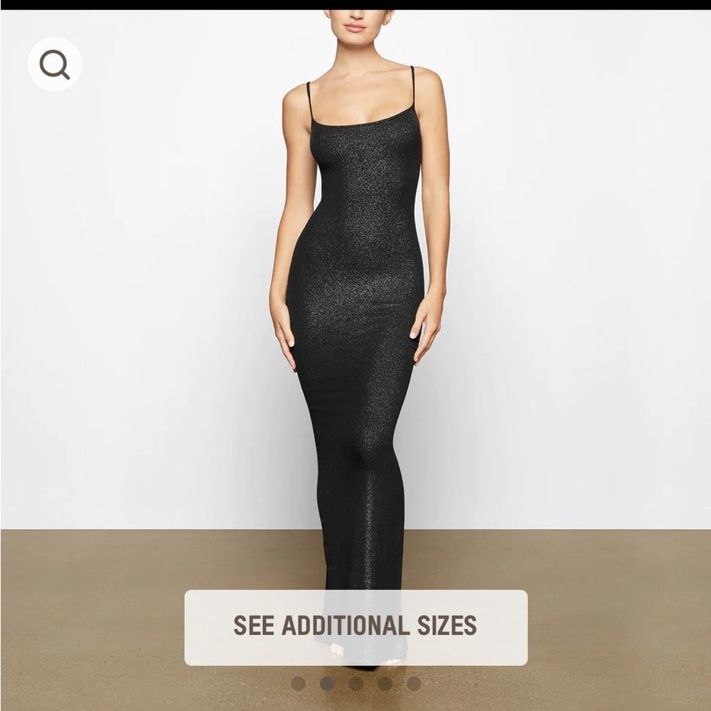 Skims shimmer dress